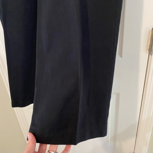 HELMUT LANG Black Cotton/Linen Size 10 casual workwear straight leg - Picture 4 of 8